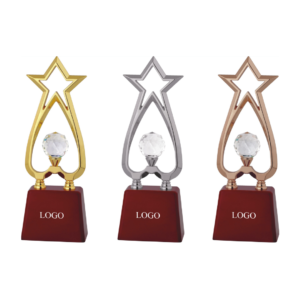 star 3 type of trophies with Metal Trophies