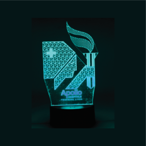 Medical lamp trophy, acrylic trophy